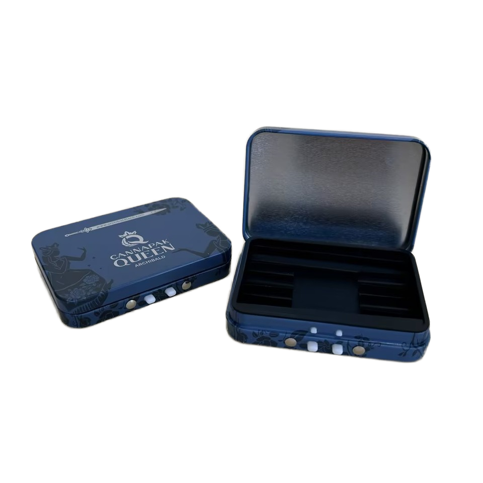 pre roll packaging tin box with insert